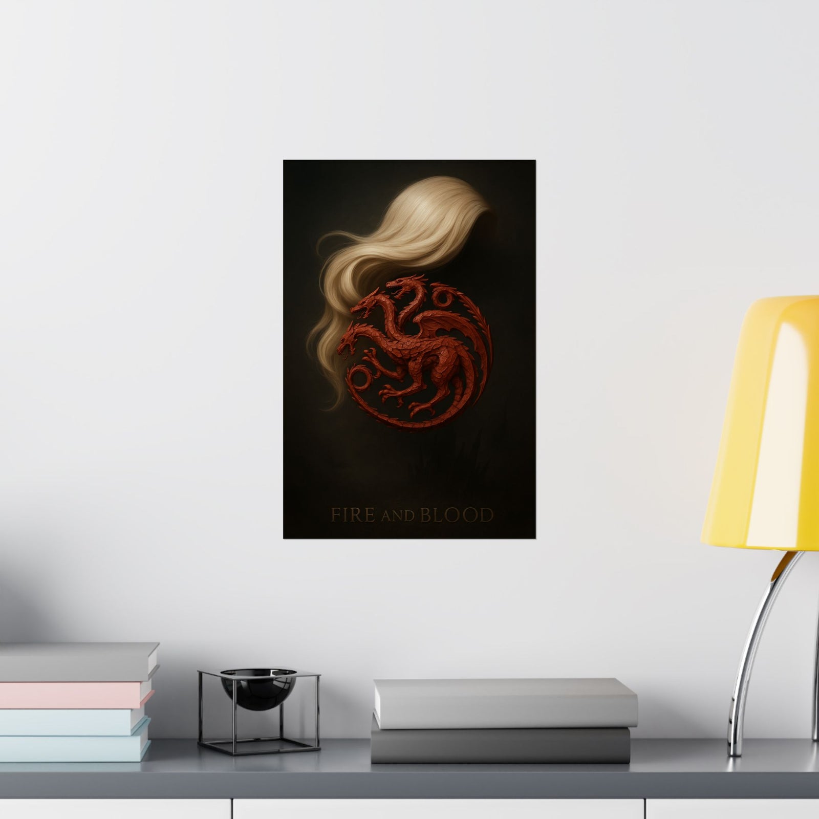 House Of The Dragon Hyper-Real 3D Poster - Wall Art Print