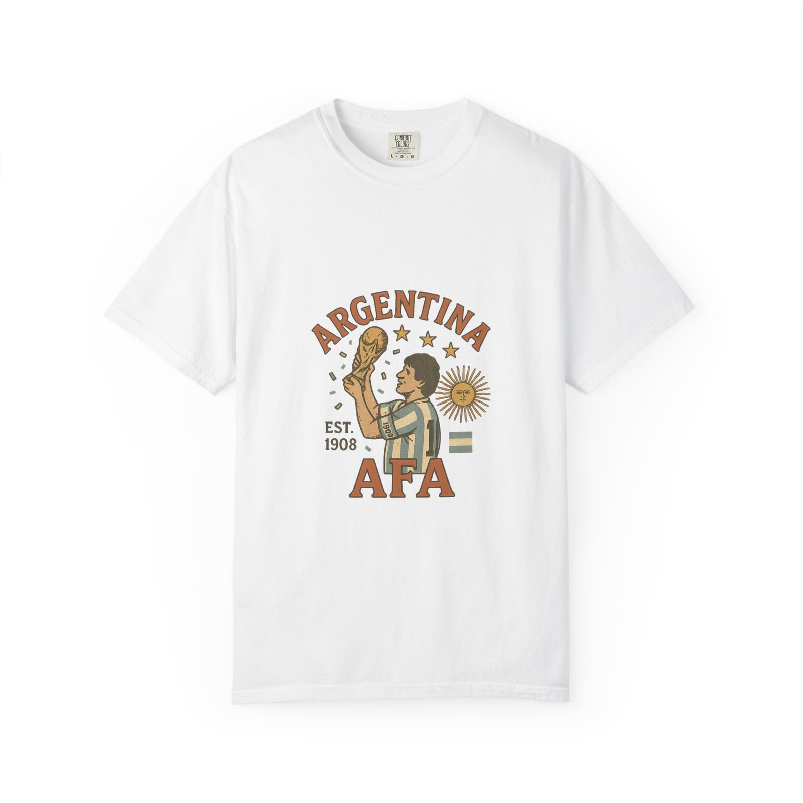 Argentina National Football Team Football Graphic Tee - Vintage / Retro Tee