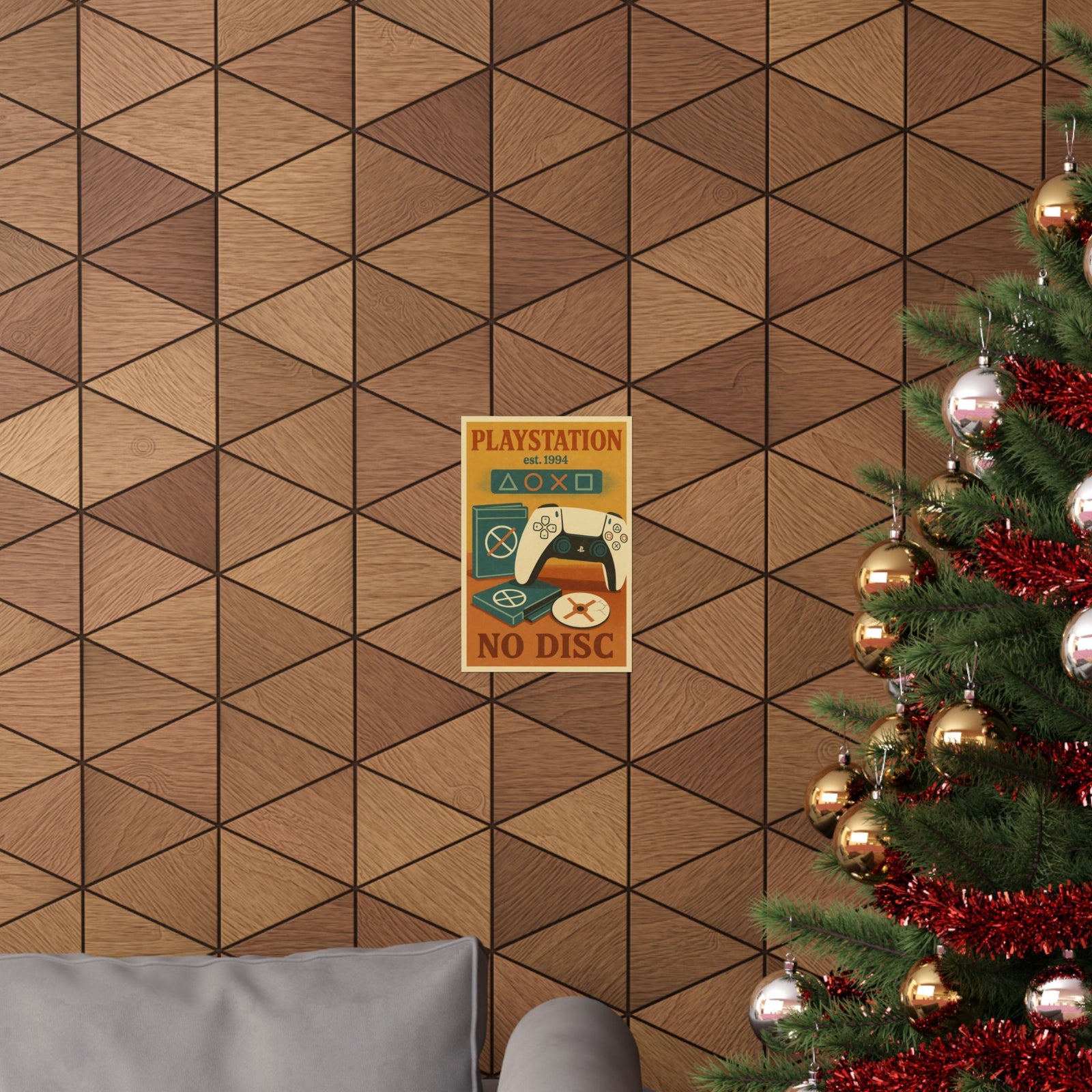 Playstation Vintage / Retro Poster - Wall Art Print